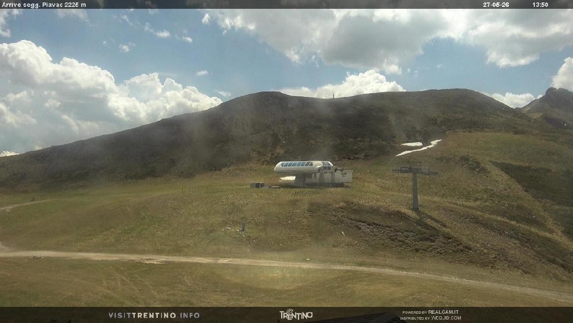 Archived image Webcam mountain station Piavac, Trentino