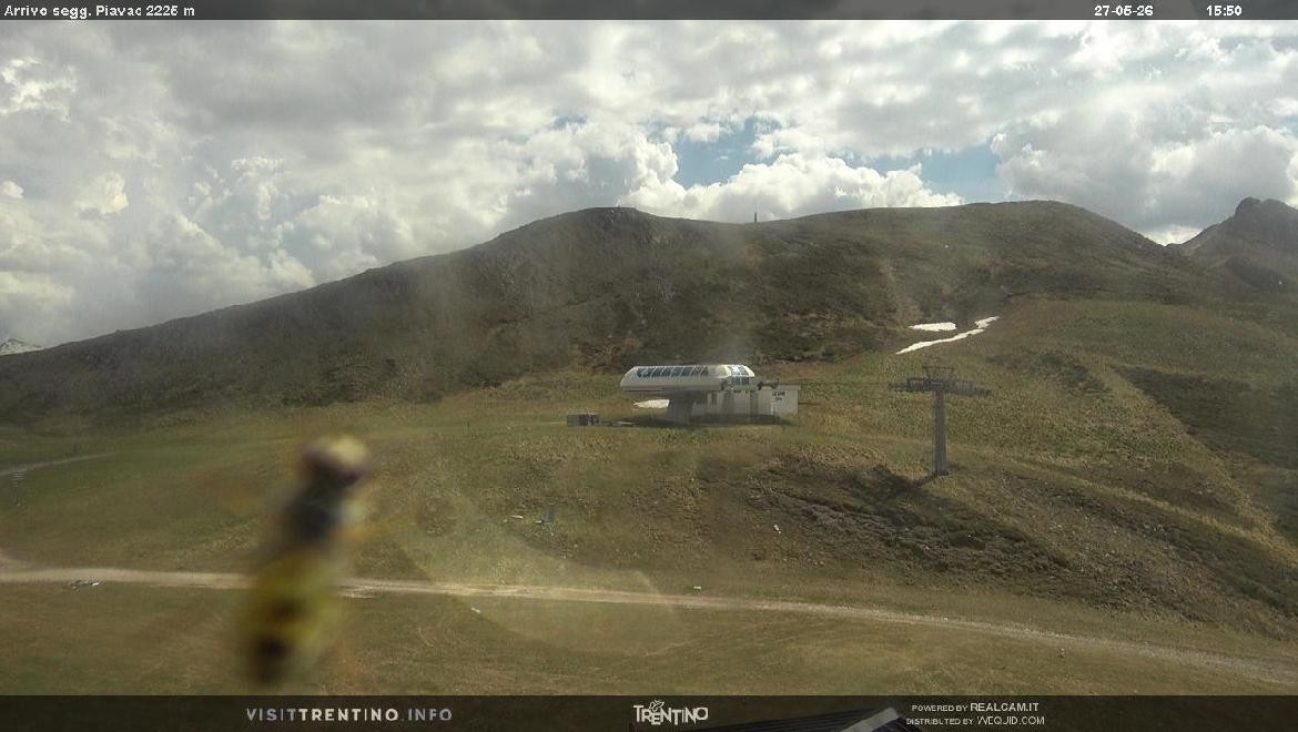 Archived image Webcam mountain station Piavac, Trentino