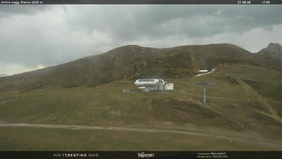Archived image Webcam mountain station Piavac, Trentino