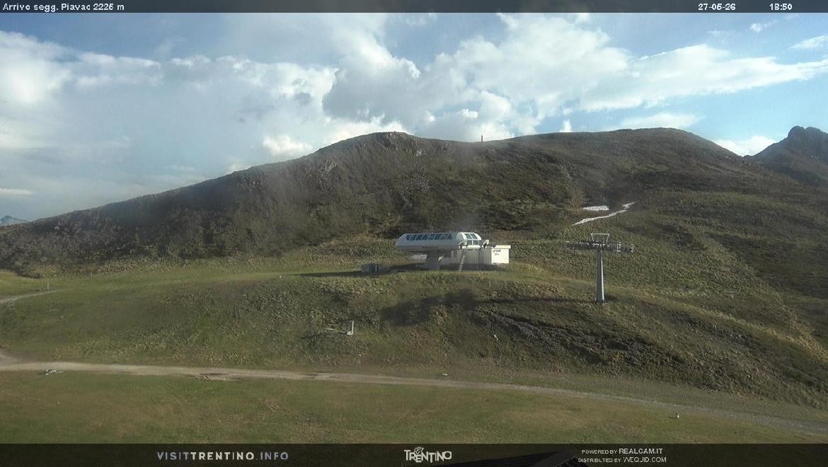 Archived image Webcam mountain station Piavac, Trentino