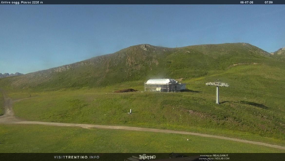 Archiv Foto Webcam Bergstation Piavac, Trentino