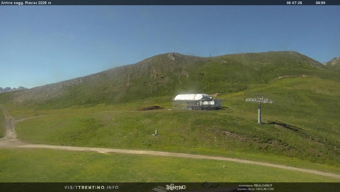 Archiv Foto Webcam Bergstation Piavac, Trentino