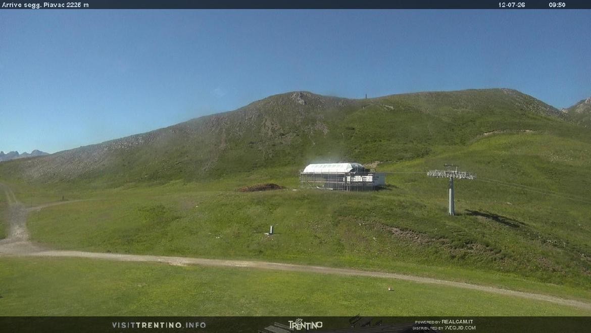 Archived image Webcam mountain station Piavac, Trentino