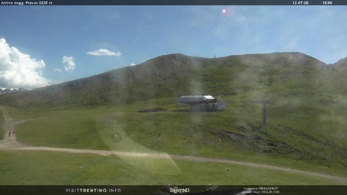 Archived image Webcam mountain station Piavac, Trentino
