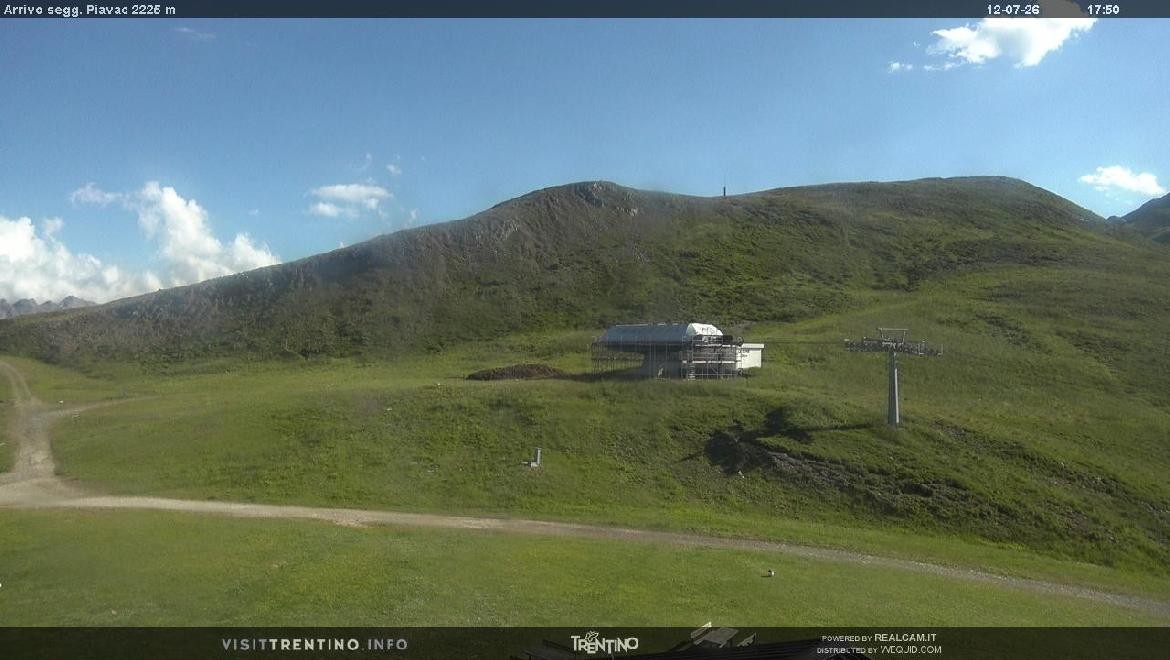 Archived image Webcam mountain station Piavac, Trentino