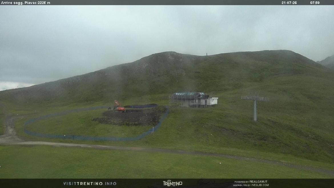 Archiv Foto Webcam Bergstation Piavac, Trentino