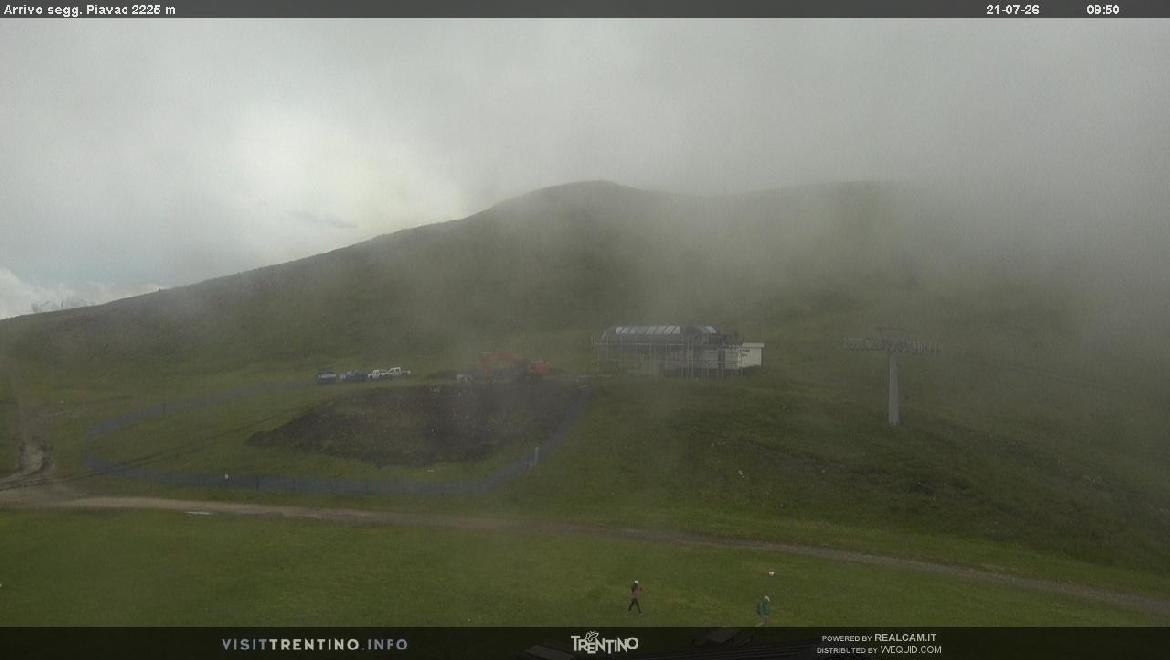 Archiv Foto Webcam Bergstation Piavac, Trentino