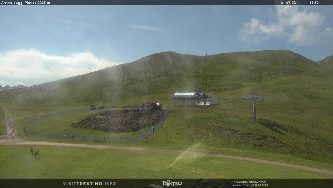 Archiv Foto Webcam Bergstation Piavac, Trentino