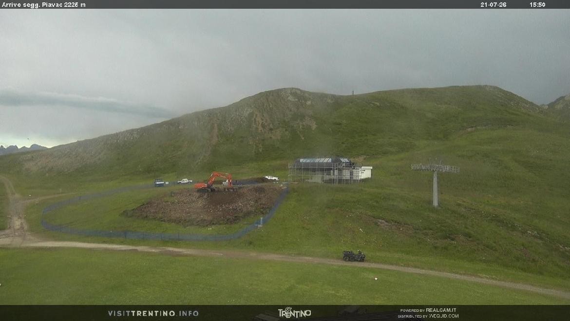 Archiv Foto Webcam Bergstation Piavac, Trentino