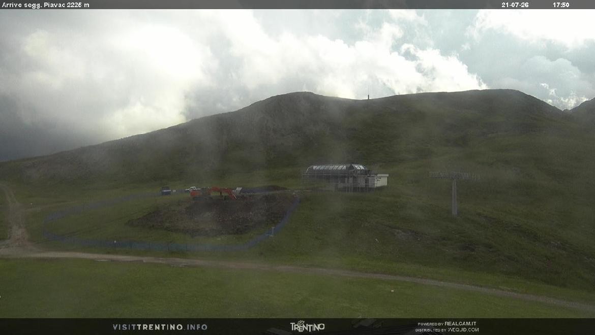 Archiv Foto Webcam Bergstation Piavac, Trentino