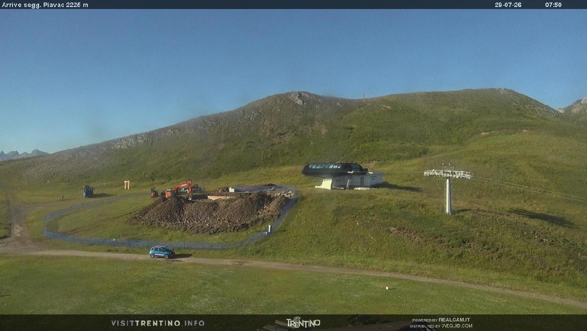 Archiv Foto Webcam Bergstation Piavac, Trentino