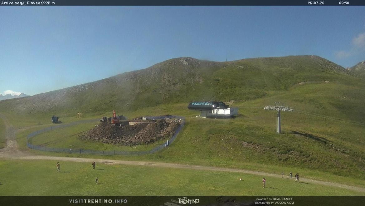 Archiv Foto Webcam Bergstation Piavac, Trentino