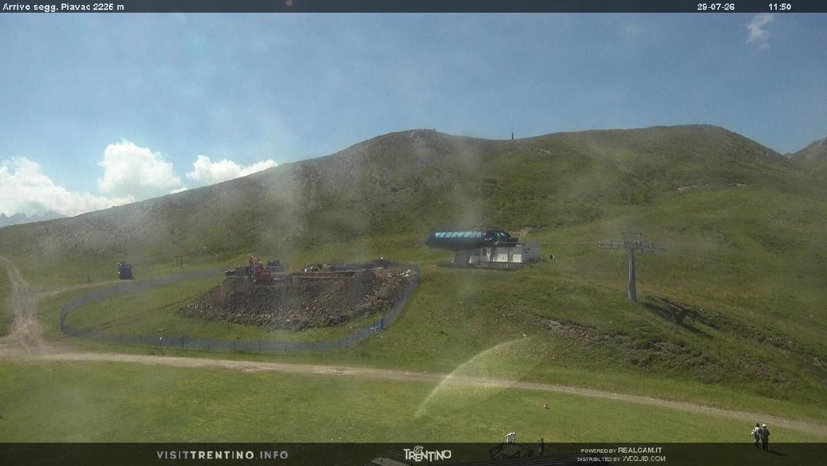 Archiv Foto Webcam Bergstation Piavac, Trentino