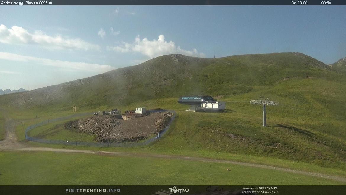 Archiv Foto Webcam Bergstation Piavac, Trentino