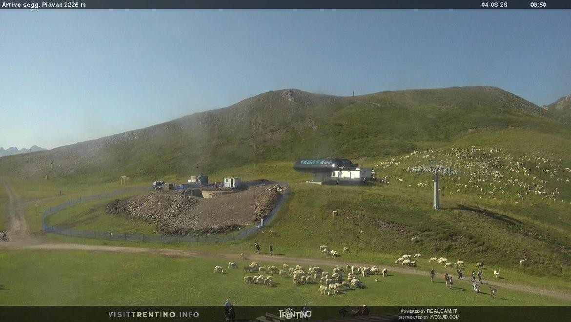 Archiv Foto Webcam Bergstation Piavac, Trentino