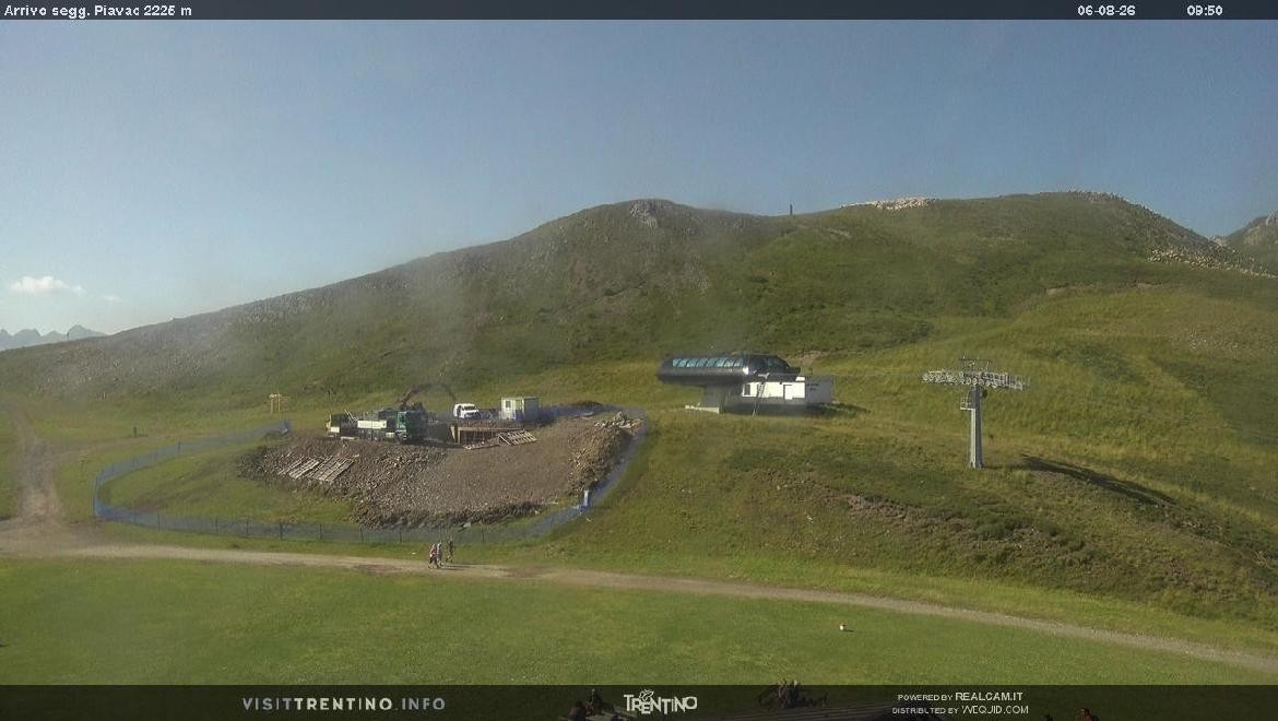 Archiv Foto Webcam Bergstation Piavac, Trentino
