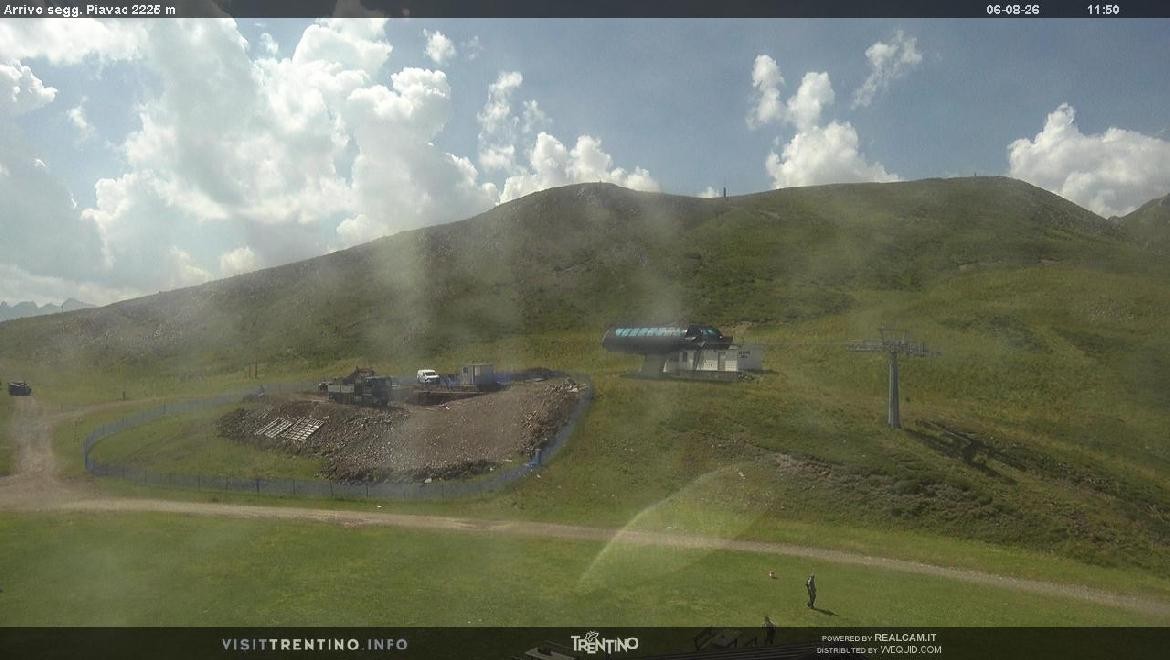 Archiv Foto Webcam Bergstation Piavac, Trentino