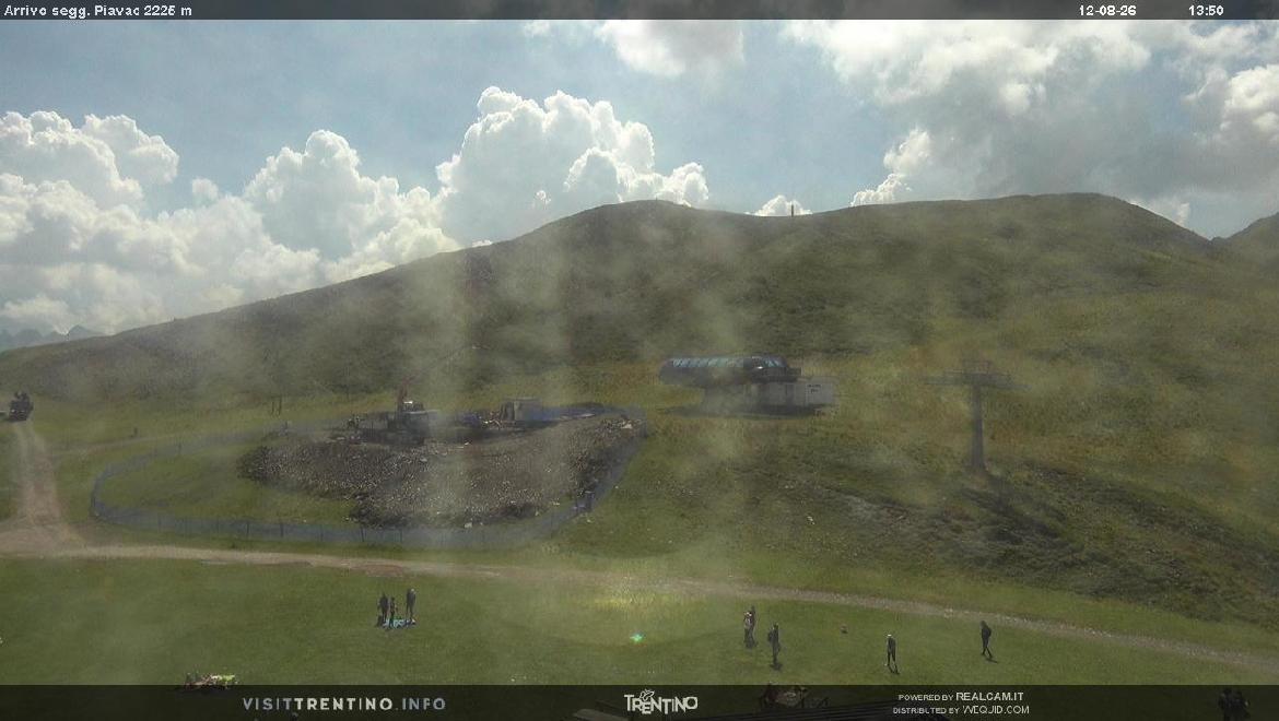 Archiv Foto Webcam Bergstation Piavac, Trentino