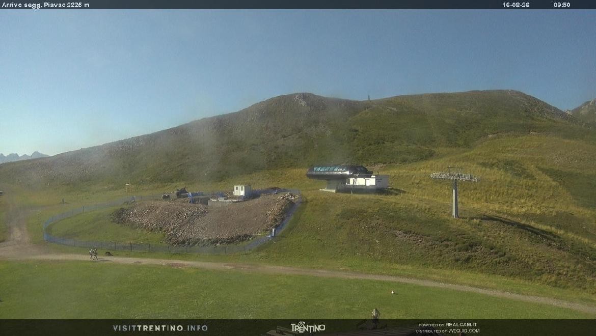 Archived image Webcam mountain station Piavac, Trentino