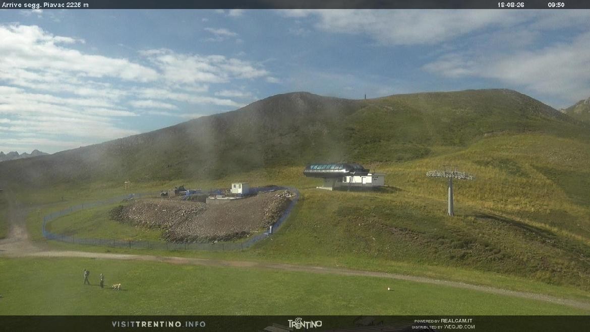 Archiv Foto Webcam Bergstation Piavac, Trentino
