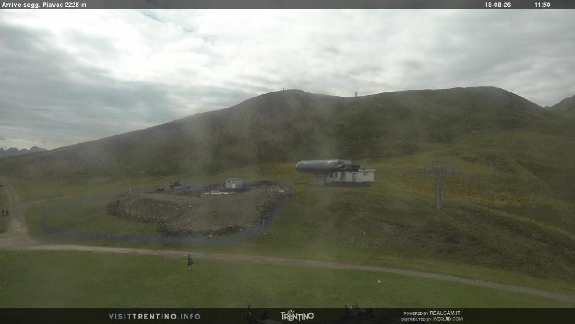 Archiv Foto Webcam Bergstation Piavac, Trentino