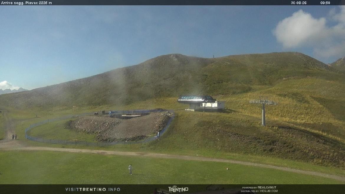 Archived image Webcam mountain station Piavac, Trentino
