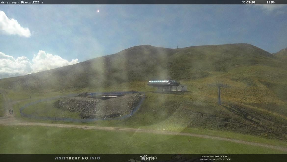 Archived image Webcam mountain station Piavac, Trentino