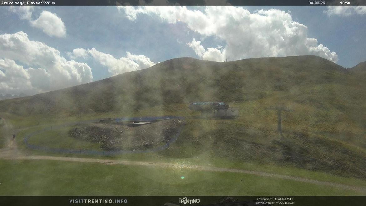 Archived image Webcam mountain station Piavac, Trentino