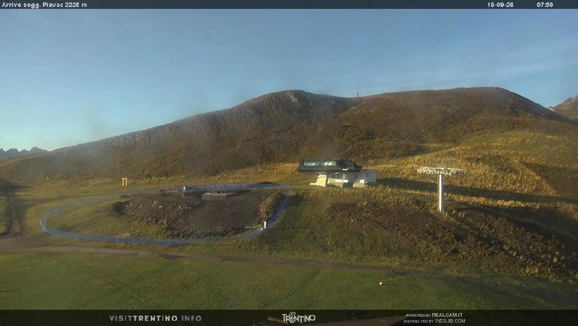 Archived image Webcam mountain station Piavac, Trentino