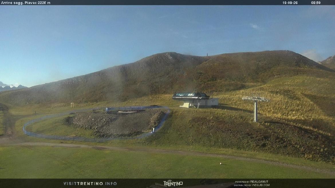 Archived image Webcam mountain station Piavac, Trentino