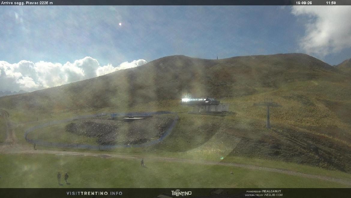 Archived image Webcam mountain station Piavac, Trentino