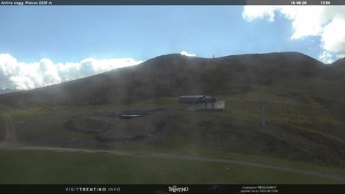 Archived image Webcam mountain station Piavac, Trentino