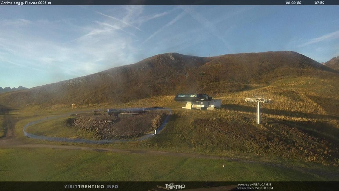 Archiv Foto Webcam Bergstation Piavac, Trentino