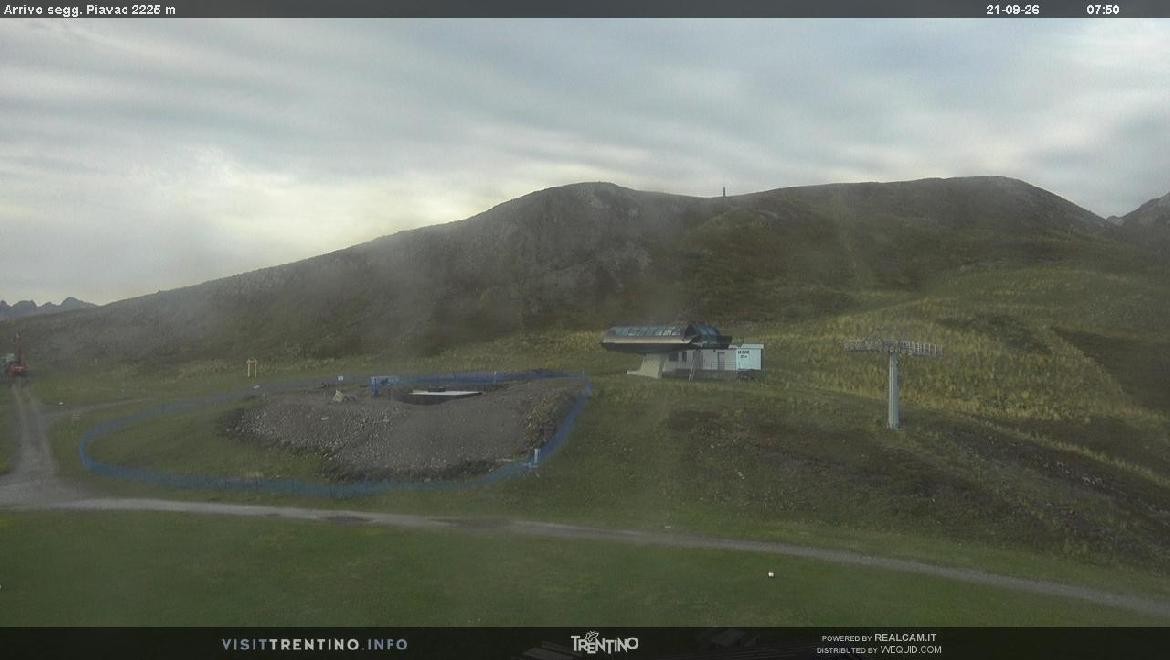 Archiv Foto Webcam Bergstation Piavac, Trentino