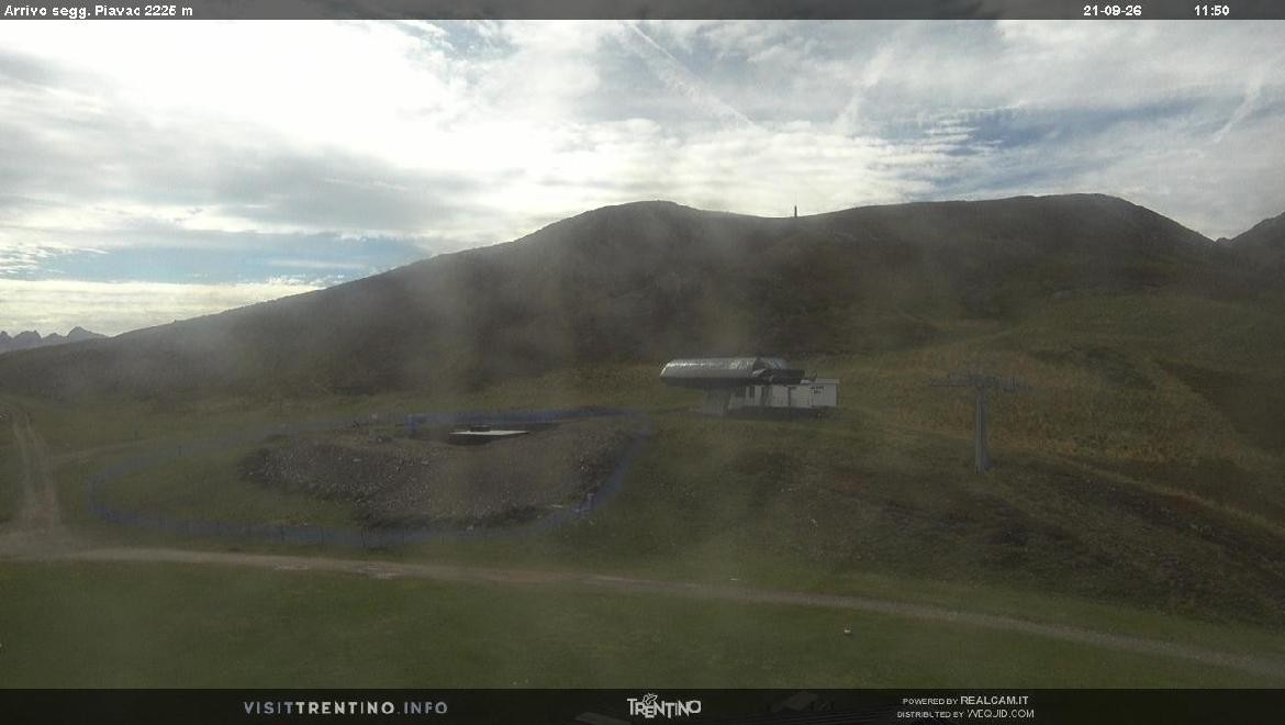 Archiv Foto Webcam Bergstation Piavac, Trentino