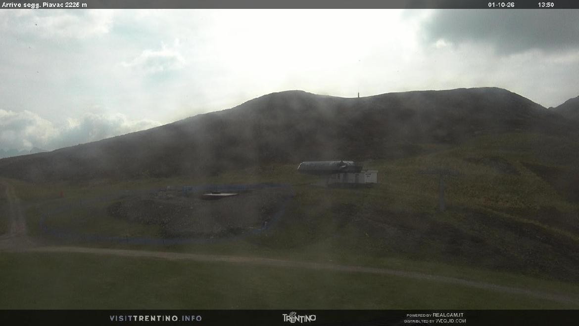 Archived image Webcam mountain station Piavac, Trentino