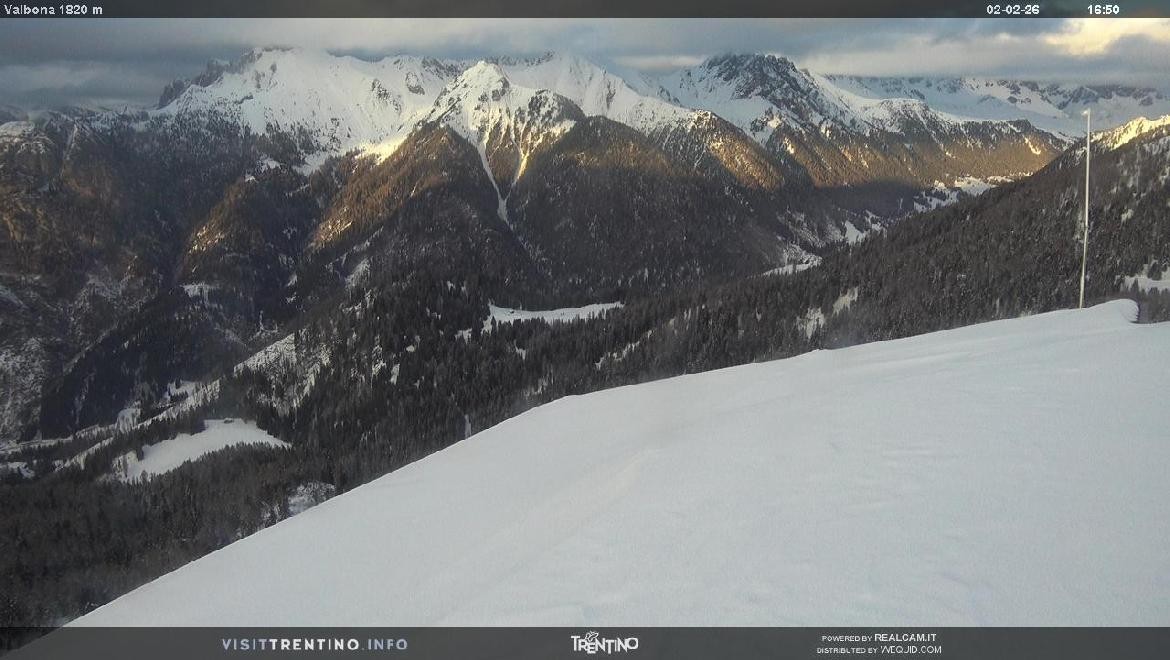 Archiv Foto Webcam Mittelstation Alpe di Lusia, Trentino