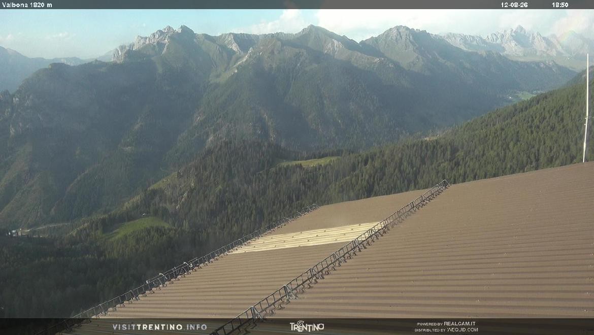 Archiv Foto Webcam Mittelstation Alpe di Lusia, Trentino