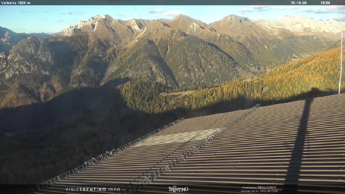 Archiv Foto Webcam Mittelstation Alpe di Lusia, Trentino
