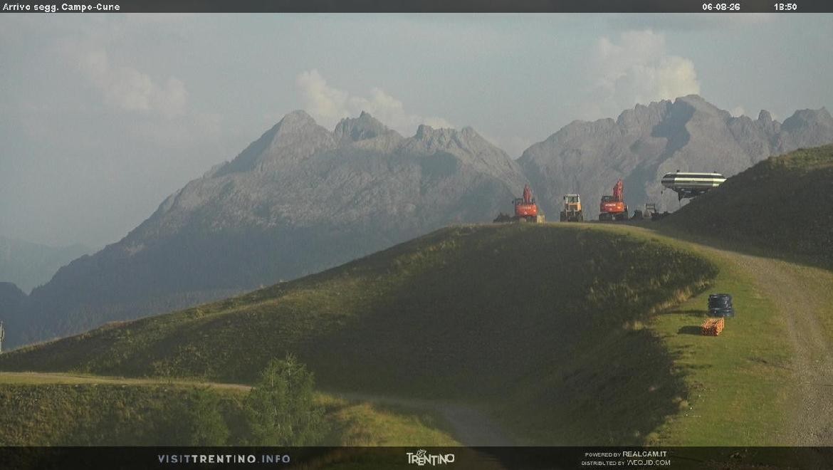 Archiv Foto Webcam Bergstation Campo-Cune, Trentino