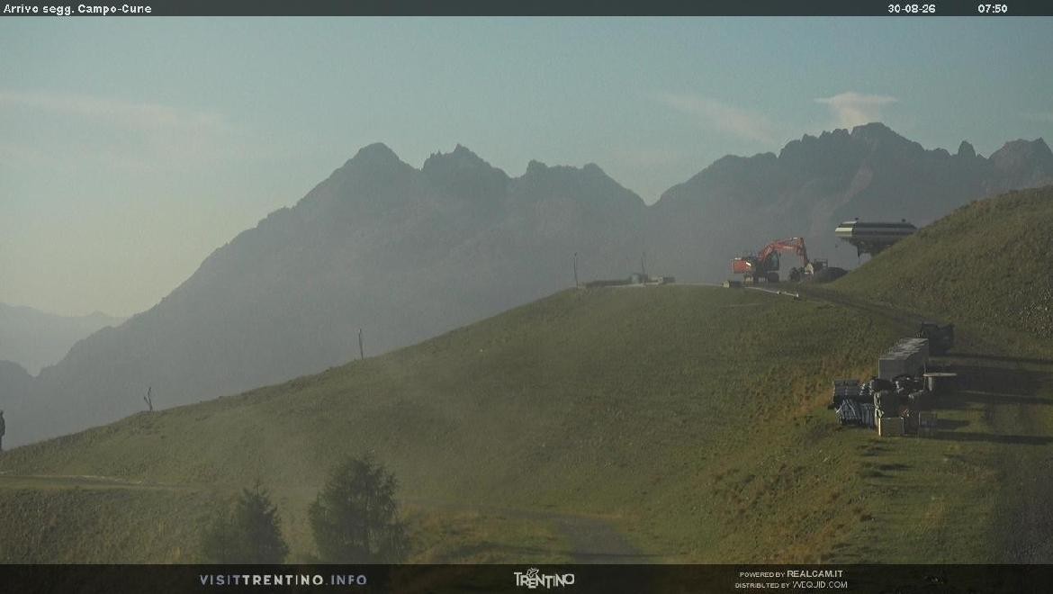 Archived image Webcam mountain station Campo-Cune, Trentino