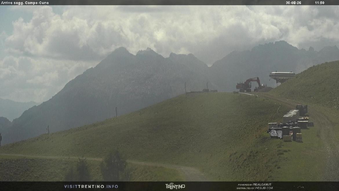 Archived image Webcam mountain station Campo-Cune, Trentino