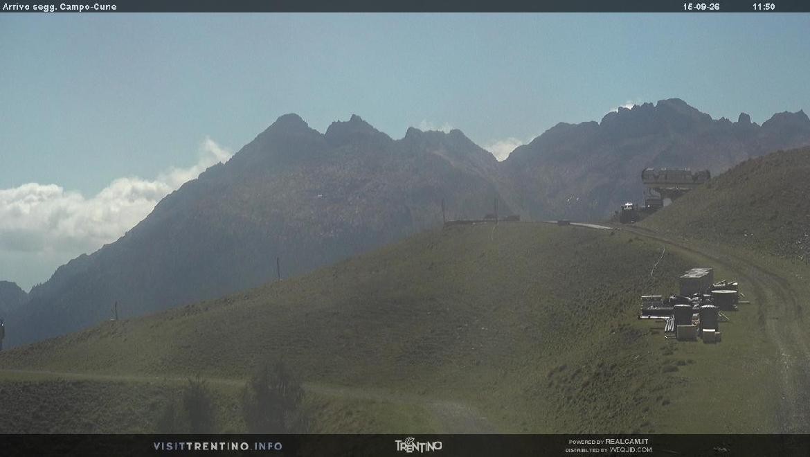 Archived image Webcam mountain station Campo-Cune, Trentino