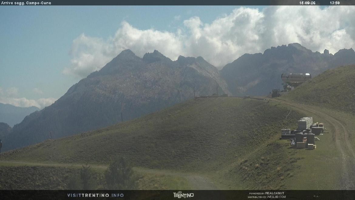 Archived image Webcam mountain station Campo-Cune, Trentino