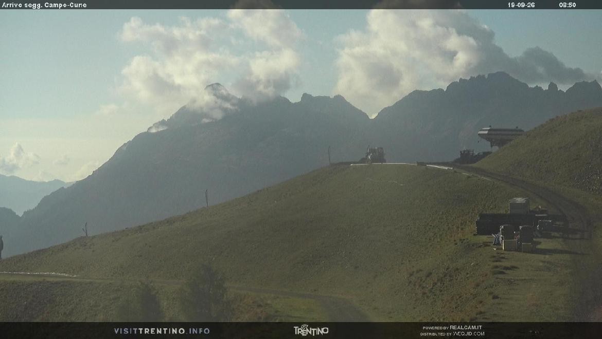 Archived image Webcam mountain station Campo-Cune, Trentino