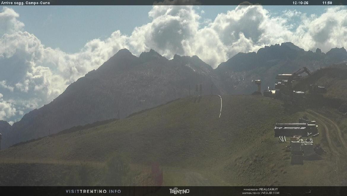 Archived image Webcam mountain station Campo-Cune, Trentino