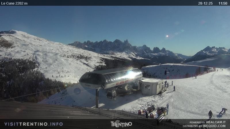 Archiv Foto Webcam Le Cune, Moena Trentino