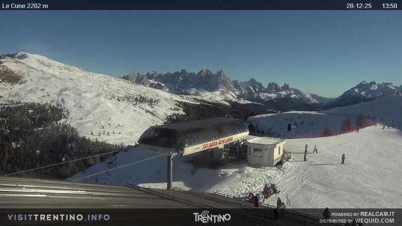 Archiv Foto Webcam Le Cune, Moena Trentino