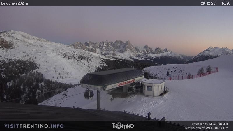 Archiv Foto Webcam Le Cune, Moena Trentino