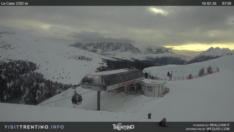 Archiv Foto Webcam Le Cune, Moena Trentino